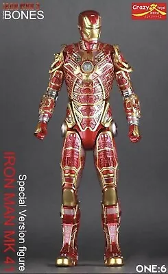 Iron Man 1/6 Figure Not Hot Toys Crazy Toys Marvel • £50