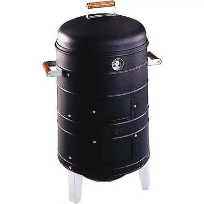 $59.58 • Buy 37  Charcoal Smoker BBQ Grill 3IN1 Outdoor Vertical Smoke Portable Meat Cooker
