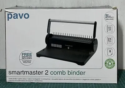 Pavo Smartmaster 2 Manual Comb Binding Machine Tested Working • £29.99