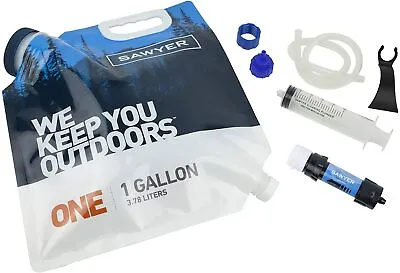$87.99 • Buy Sawyer Products One Gallon Gravity Water Filtration System Single Dual Bladder