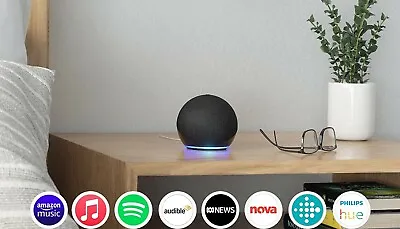 Amazon Echo Dot 4th Gen Alexa Smart Speaker With Voice Control Charcoal Black • $79