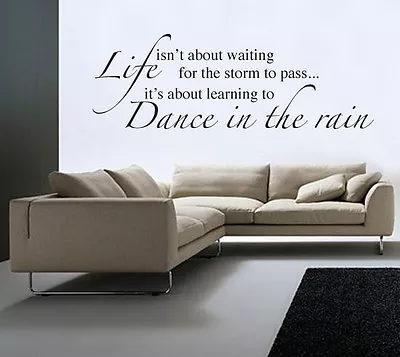 Large Wall Sticker Vinyl Decal Giant Quotes Kitchen Art • £19.99