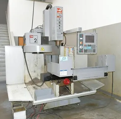 TM-2 HAAS CNC  TOOLROOM  VERTICAL MACHINING CENTER W/20-POSITION CHANGER- #30282 • $17500