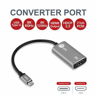 SIIG USB-C To HDMI Adapter - 8K (CB-TC0L11-S1) • $53.19