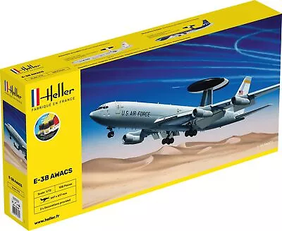HELLER JOUSTRA Airplane Model : Starter Kit: Boeing E-3B AWACS • $79.24