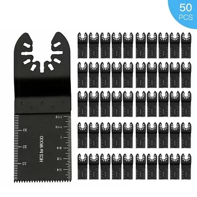 50Pcs Oscillating Multi Tool Saw Blades Wood Soft Metal Cutter For Dewalt Fein • $27.39