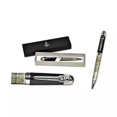 Square & Compass All Seeing Eye Masonic Ball Point Pen  • $27.32