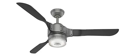 Hunter Fan 59381 Apache 54  Ceiling Fan With ‎Remote Control In Matte Silver • $404.99