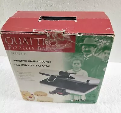 VillaWare Quattro Pizzelle Cookie Maker Model 3850   • $288.59