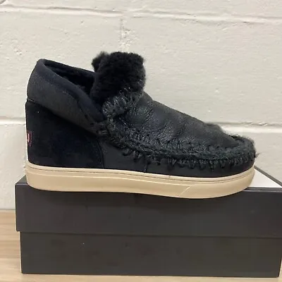 Mou Lined Interior Ankle Boots Eskimo Sneaker Womens Sz 13.5 US  Mens 12 US • $145