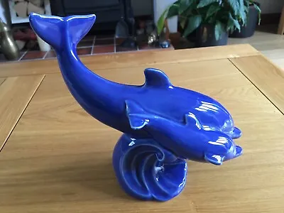 £20 • Buy Park Rose Ceramic Dolphins (Mother & Baby) - L 18cm X W 9cm X H 17cm (355g) 