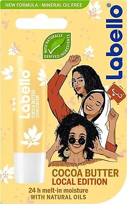 Labello Cocoa Butter Local Edition 4.8g Free Shipping World Wide • £16.02