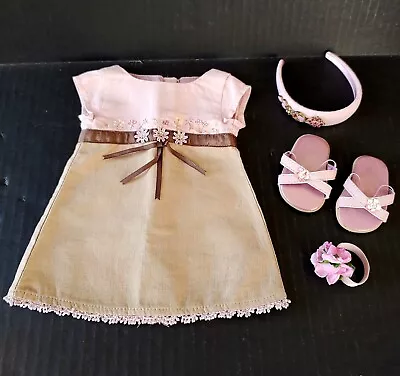 American Girl Doll Jess's Flower Garden Dress Accessories Complete Set -Retired- • $29.99