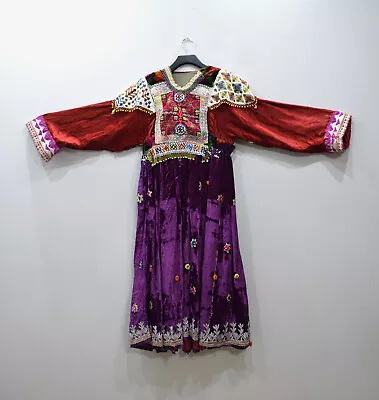 Dress Vintage Afghani Kutchi Handmade Beaded Dress • $476