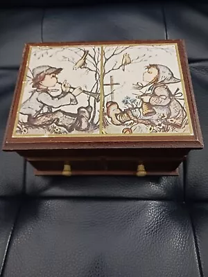 Vintage Collectible Himark Musical Jewelry Box Plays Sunrise Sunset Excellent • $30