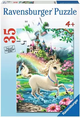 Ravensburger Unicorn Castle 35 Piece Jigsaw Puzzle For Kids – Every Piece Is Uni • $21.95