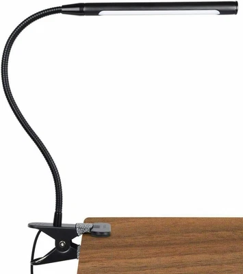 $18.99 • Buy Adjustable USB LED Reading Studying Light Clip-on Clamp Bed Book Table Desk Lamp