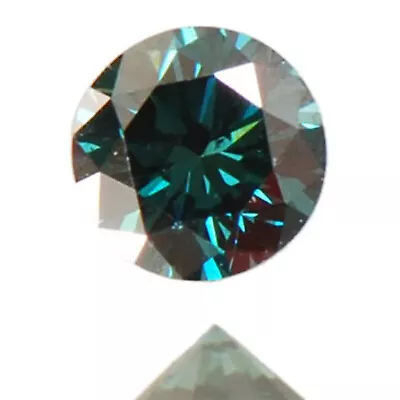 100% Certified 0.18Ct SI2-I2 Round Shape Stunning Natural Blue Loose Diamond • $85