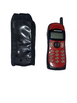 Vintage Mitsubishi Cell Phones Late 80’s/90’s Red And Black Parts • $15