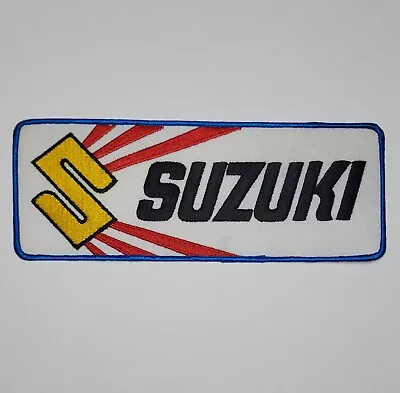 Large Vintage Suzuki Embroidered Patch • $25