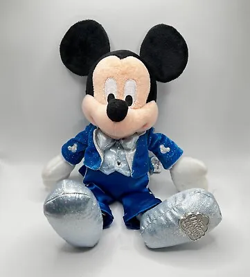 Mickey Mouse Disney World Dream Friends 9  Plush Blue Shiny Tux • $12