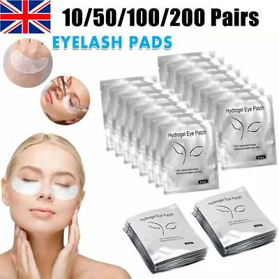 £0.99 • Buy Salon Eyelash Lash Extensions Under Eye Gel Pads Lint Free Patches Make Up