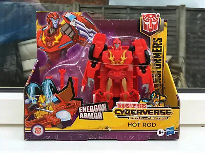 £21.99 • Buy Transformers Cyberverse Ultra Class Energon Armor Hot Rod Autobot *new Sealed*
