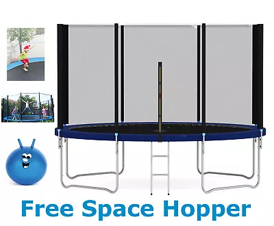£89.99 • Buy Trampoline 6FT 8FT 10FT 12FT 14 FT With Enclosure Spring Cover & Ladder