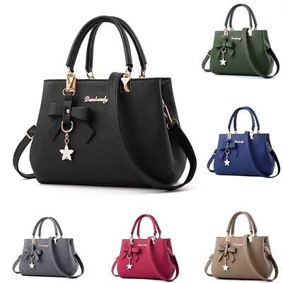 Ladies Handbag Designer Shoulder Tote Bag Women Purse Crossbody Handbags Gift • £10.98