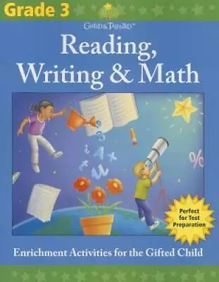 Gifted & Talented: Grade 3 Reading Writing & Math (Flash Kids Gift - ACCEPTABLE • $4.02