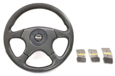 350mm Momo Steering Wheel Typ M36 KBA 70135 VW Jetta Golf GTI MK2 MK3 & Pedals • $309.99