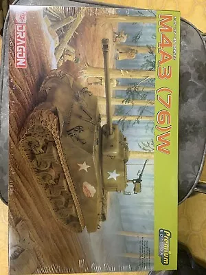 1/35 Dragon Sealed 6325 Rare M4A3 76(W) Sherman Tank Ww2 Wwii Model Kit Premium • $100