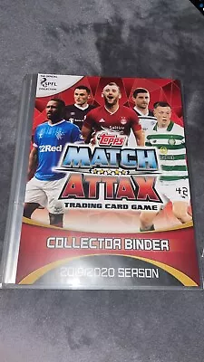 Match Attax SPFL 2019/20 Complete Set In Binder Including All 9 Limited Edition • £170