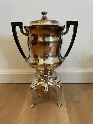 Antique Meriden Made In USA Silver Plated Samovar Urn Coffee Hot Water Server_/ • $190