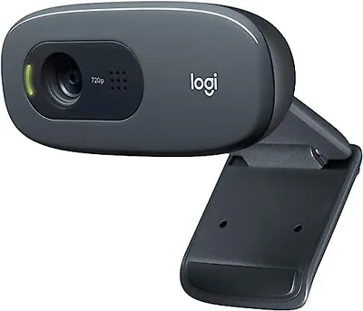Logitech C270 - Webcam Widescreen HD 720p Video Calls - Black 960-000584 • $40