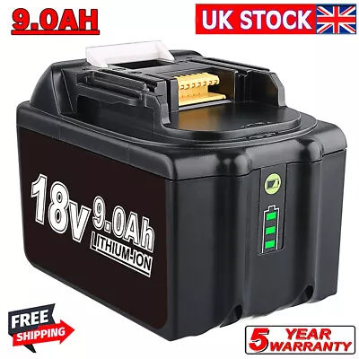 9Ah New For Makita 9.0AH 18v Li-ion Battery BL1890B BL1860B BL1850B BL1830 LXT • £25.89