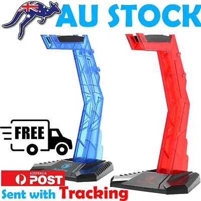 AU Universal Gaming DJ Gamer Headphone Stand Headset Hanger Bracket Holder Rack • $14.99