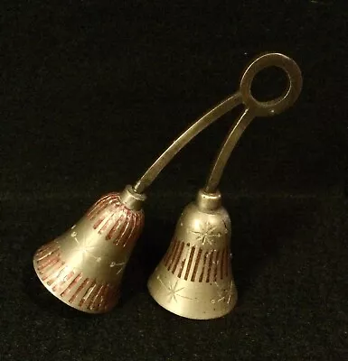 Vintage Brass Bells Of Sarna India Double Bell • $20