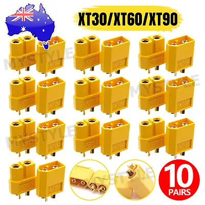 10 Pairs XT30 XT60 XT90 Male Female Bullet Connector Plug For Lipo Battery NEW • $7.95