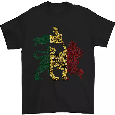 Rasta Lion Jamaica Reggae Music Jamaican Mens T-Shirt 100% Cotton • £7.99