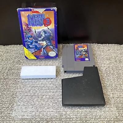 Mega Man 3 (Nintendo NES 1990) Authentic Tested & Working In Box • $89.99