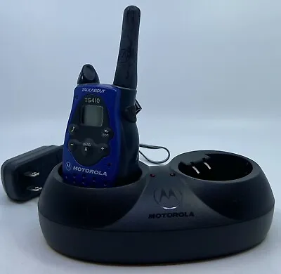 Motorola TalkAbout T5410 2 Mile 14-Ch 38 Codes FRS Two-Way Radio TESTED • $19.99