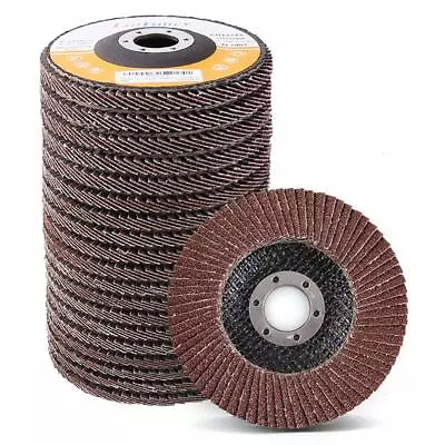 20x Flap Disc 4.5  4-1/2 40 60 80 120 Grit Angle Grinder Sanding Grinding Wheels • $19.94