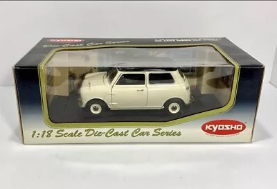 ¸Diecast 1/18 - Morris Mini Cooper ( White Cream)  By Kyosho  • $87.43