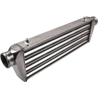 $70.10 • Buy 2.5  In/Outlet Aluminum Universal Front Mount Turbo Intercooler 27x7x2.5 Inch