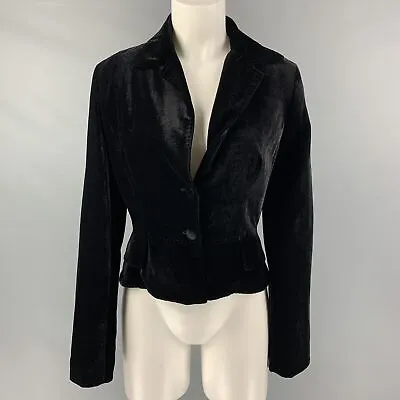 MARTIN GRANT Size M Black Viscose Blend Single Breasted Jacket  • $211