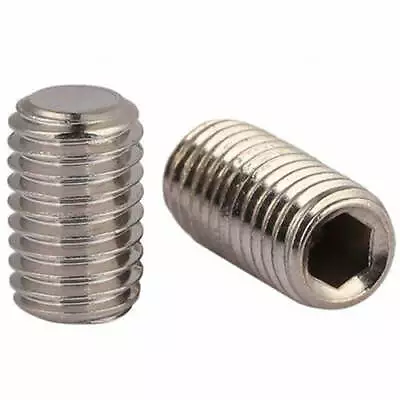 £0.99 • Buy M2 M2.5 M3 M4 M5 Allen Key Grub Screws Cup Point Screws A2 Stainless - Din 916