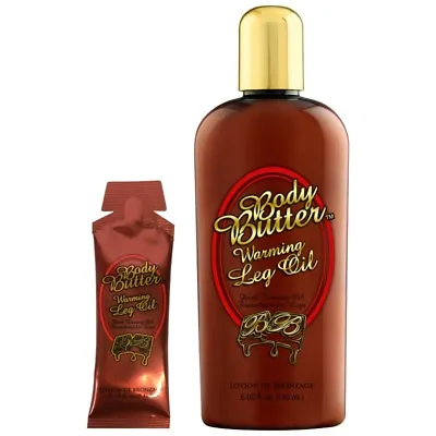 Body Butter Dark Tanning Warming Leg Oil For Sunbed Use Bottle Or Sachet • £3.50