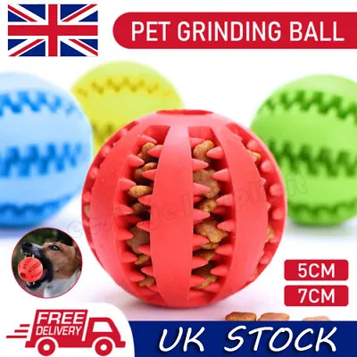 £5.59 • Buy Puppy Toys Dog Toy Food Treat Interactive Puzzle Ball For Tooth Teething Pet UK
