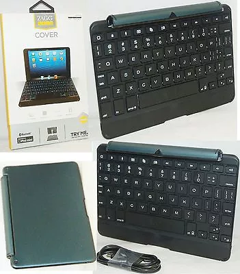 $17.95 • Buy NEW ZaggKeys IPad Mini 1 BLACK Cover Keys Bluetooth 7  Keyboard Case Stand Zagg